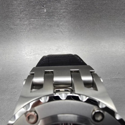 Invicta Reserve Watch Men 52mm Black Dial Silver Tone Daydate 10088 New Battery6