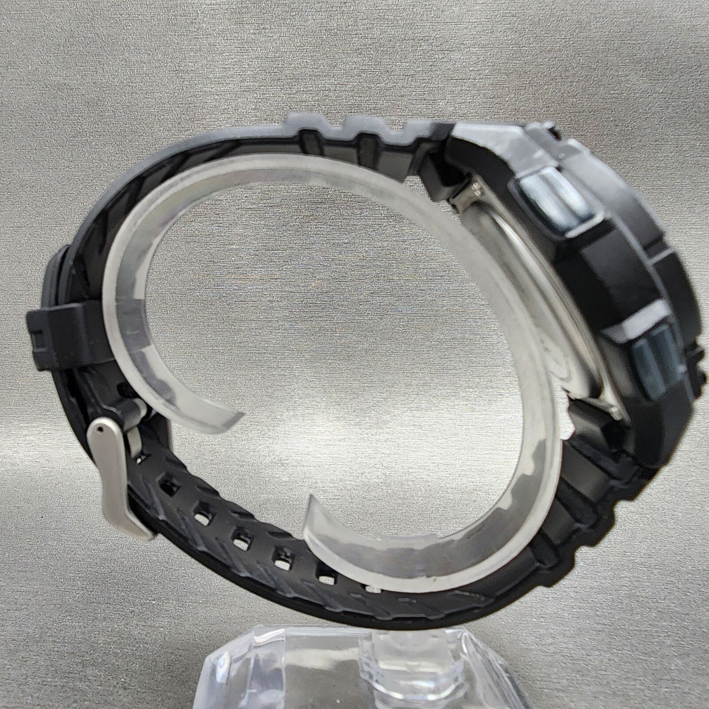 Timex Ironman Watch Men 42mm Digital Black Tone Alarm Chronograph Round New batt