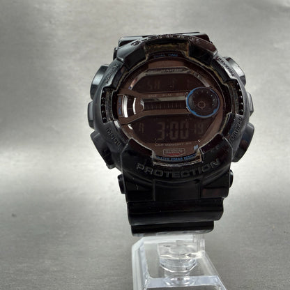 Casio G-Shock GD-110 Watch Men 51mm Black Silver Alarm Chronograph New Battery G5