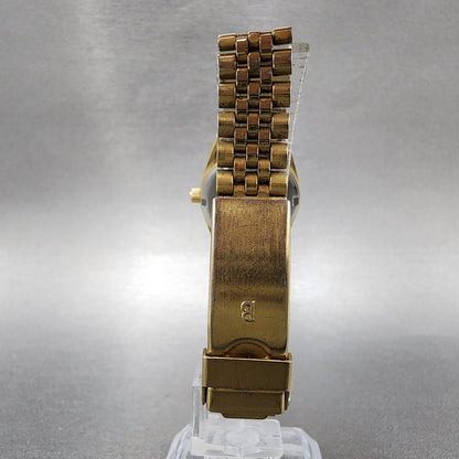 Bulova Marine Star Watch Women 24mm Champagne Dial Gold Tone Date 92G25 PARTS8