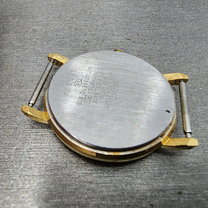 Seiko Lucent Watch Men 30mm White Dial Two Tone 7n01-615a New battery
