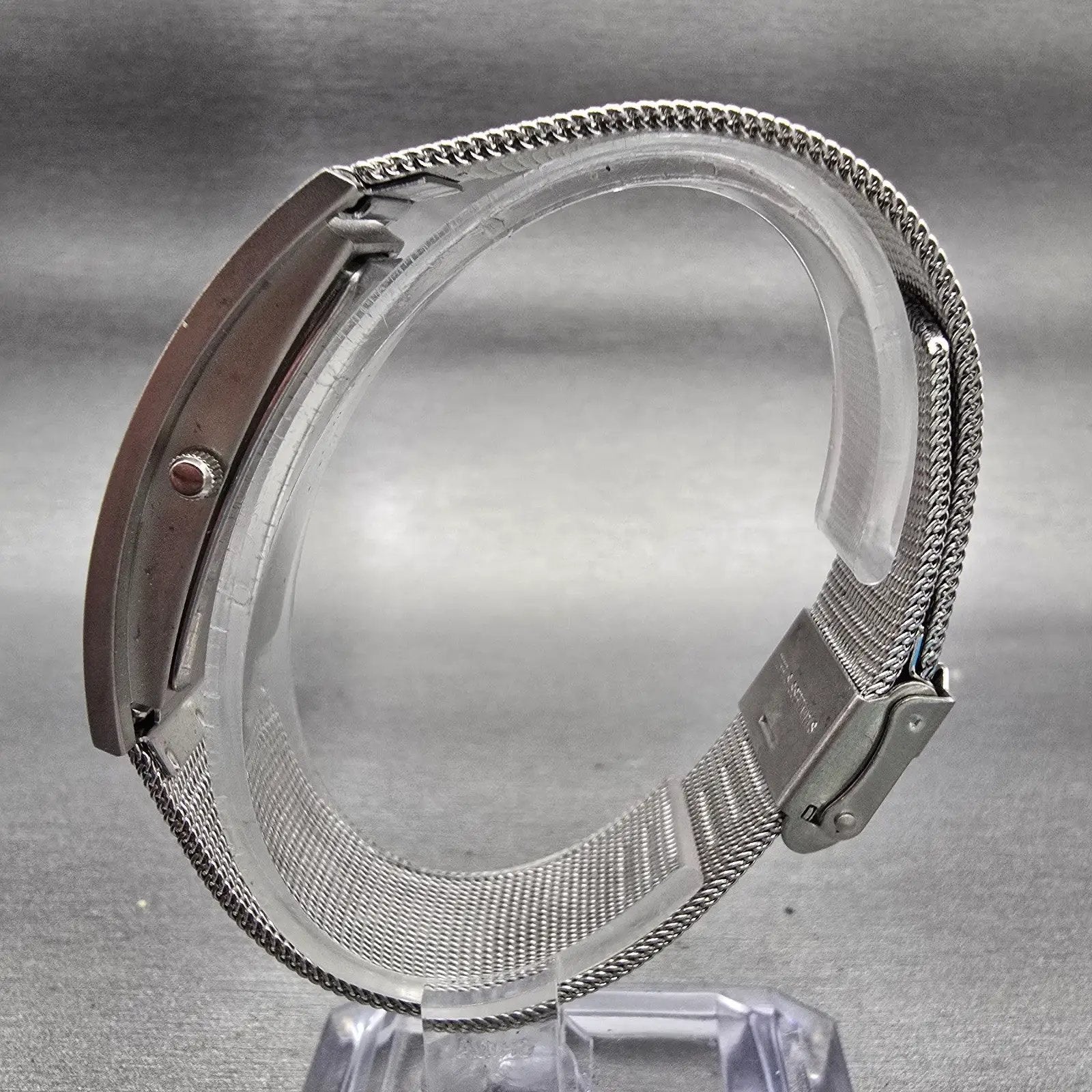 Skagen Denmark Watch Women 20mm Silver Dial Two Tone Rectangle 2SSS New Battery6