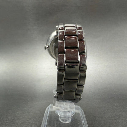 Fossil Jacqueline Watch Women 36mm Silver Dial Silver Tone Daydate Round New Bat7