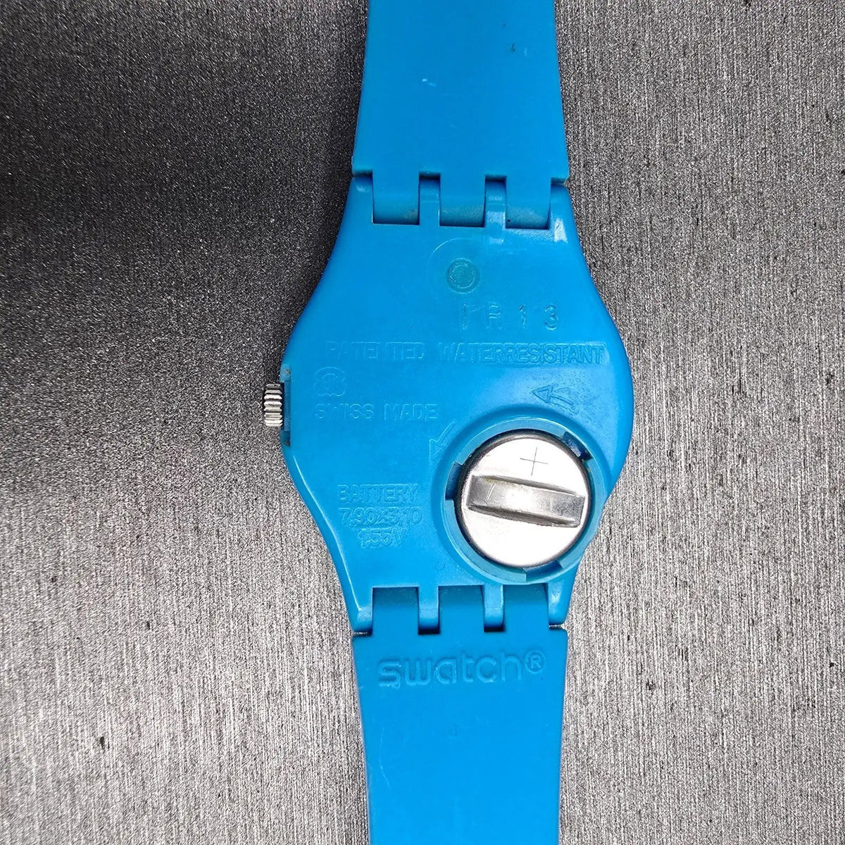 Swatch Lady Cyan Watch Women 25mm Blue Dial Blue Round LS112 New Battery VTG11