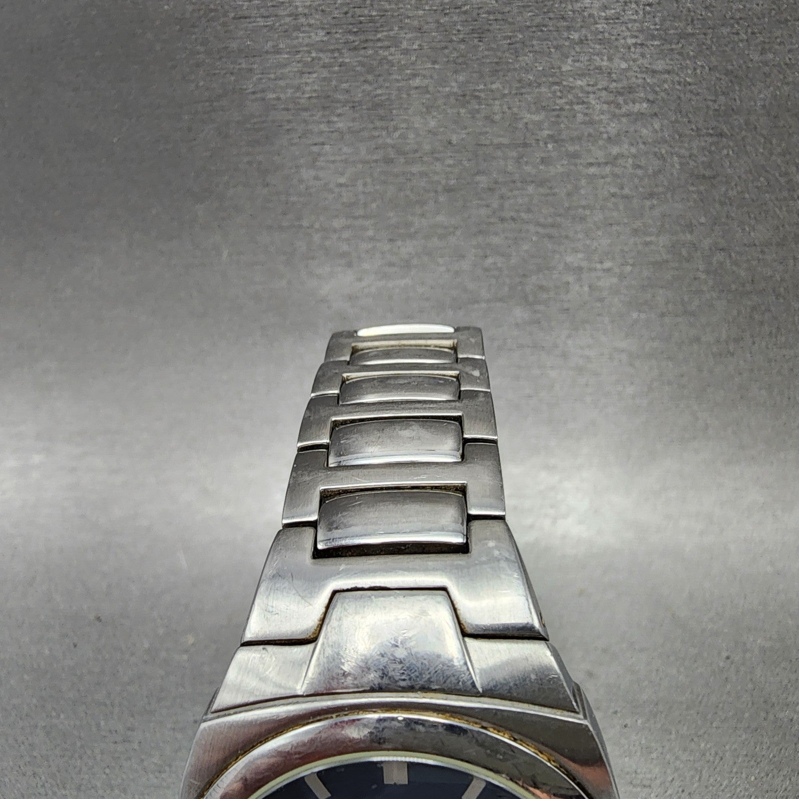 Fossil Arkitekt Watch Men 37mm Blue Dial Stainless Steel Round FS3035 New Batt4