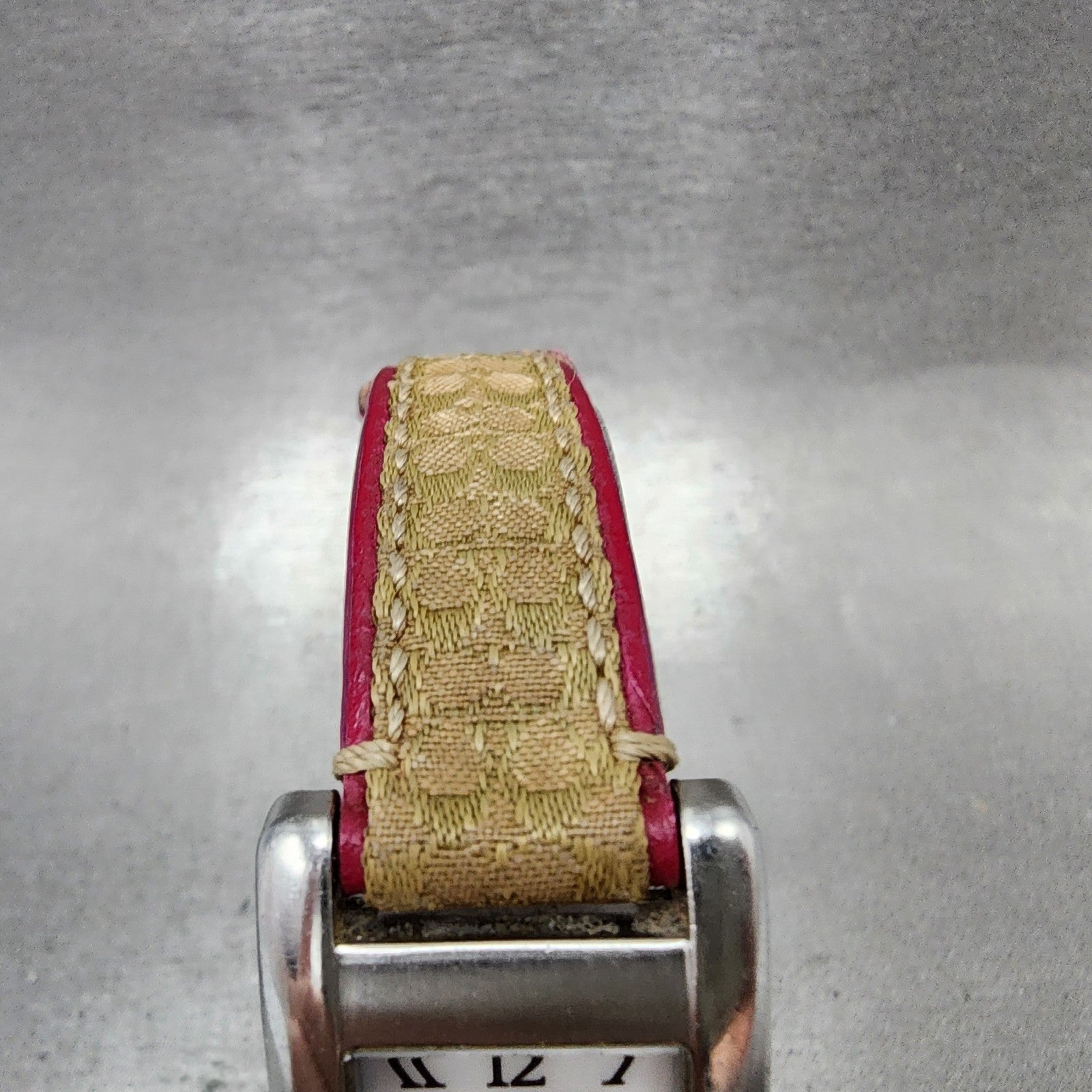 Coach Lexington Tank Watch Women 23mm MOP Dial Silver Tone Rectangle New Battery4