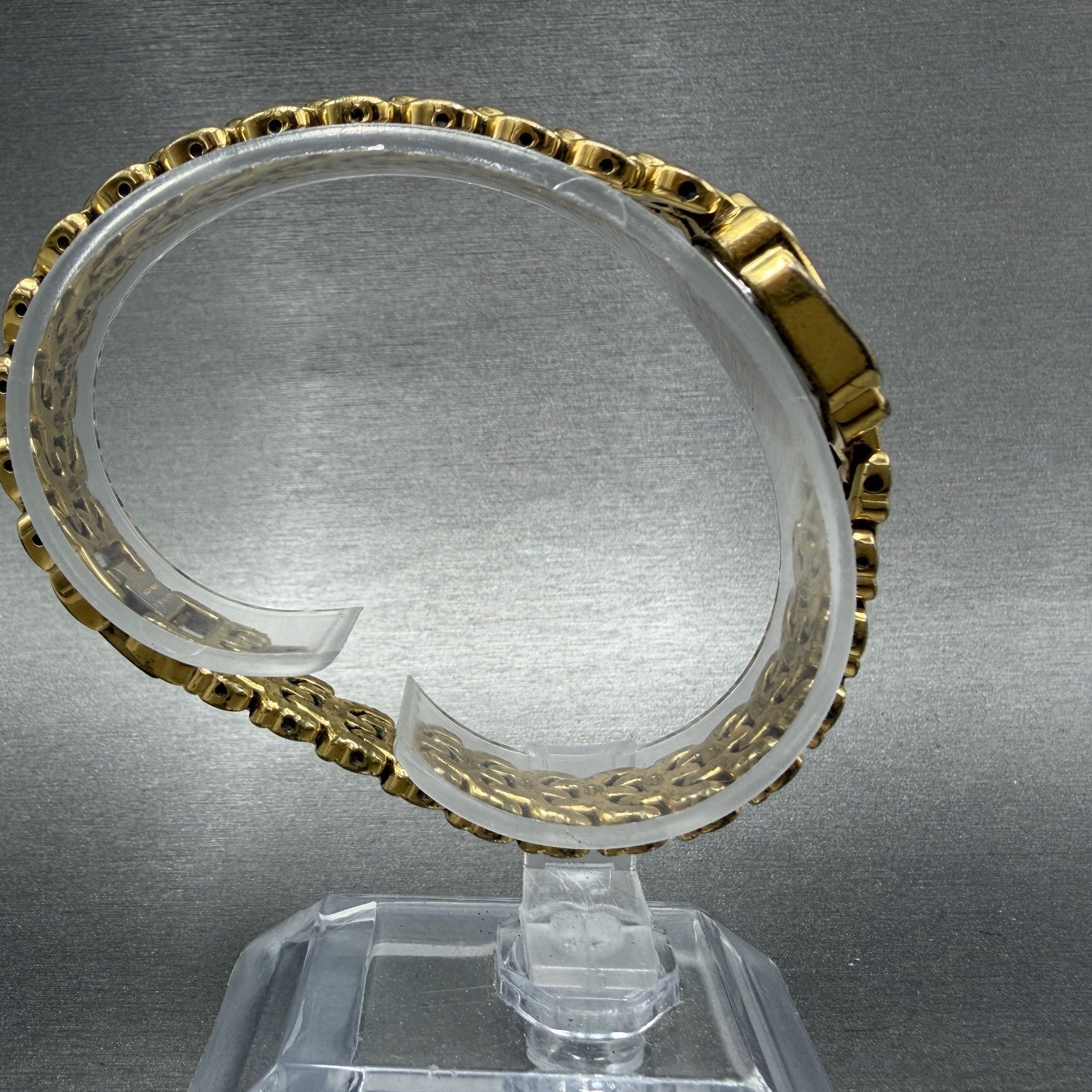 Seiko Pulsar Watch Women 16mm Champagne Dial Gold Tone V4006120 New Battery8