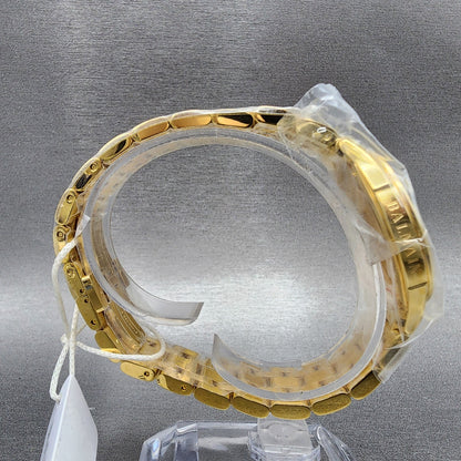 Balmain Flamea Watch Women 34mm Green Malachite Dial Gold Tone Round B4790.33.759