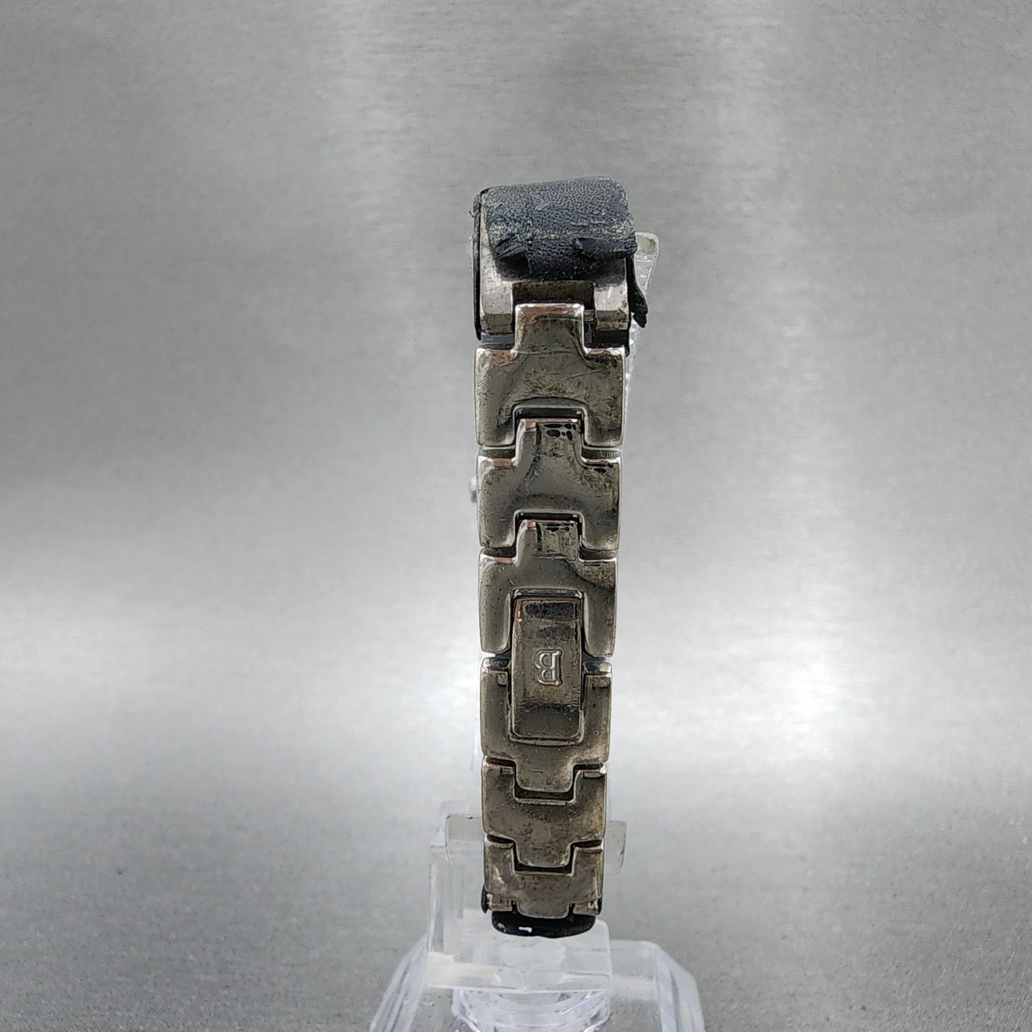 Bulova Tank Watch Women 16mm White Dial Silver Tone Rectangle 96L43 New Battery7