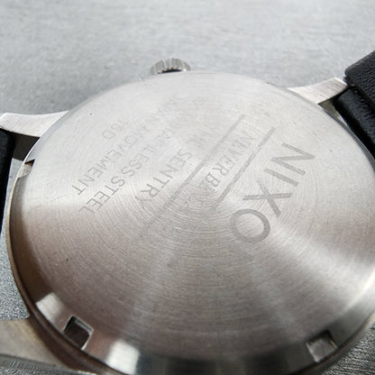 Nixon The Sentry Watch Men 42mm Black Dial Steel Daydate Round New Battery9