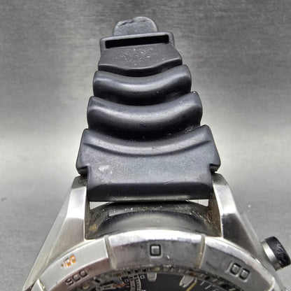 Timex Intelligent Quartz  Watch Men 50mm Black Dial Silver Date New Battery4