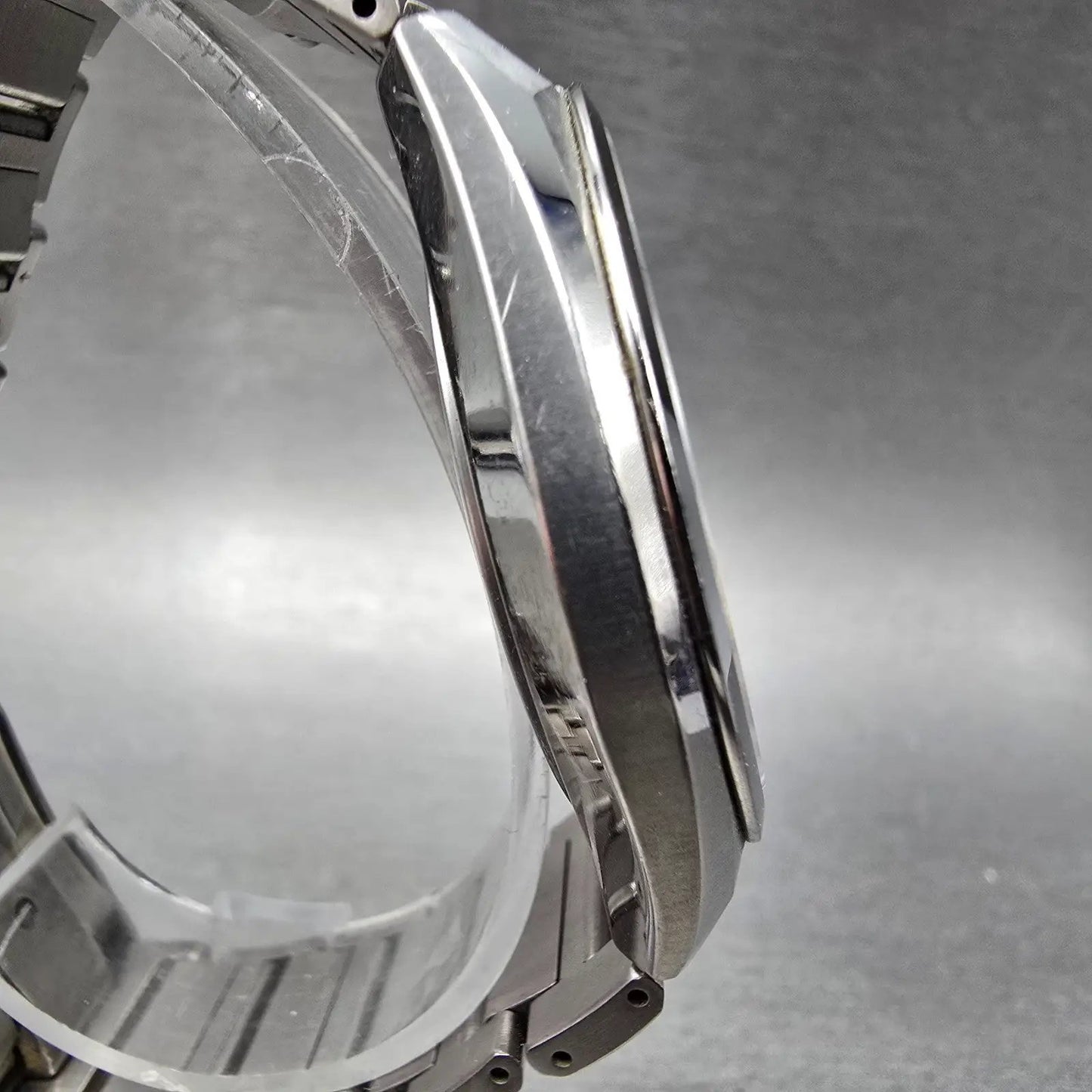 Citizen Attesa Eco-Drive Watch Men 42mm Black Dial Titanium Date Round PARTS4