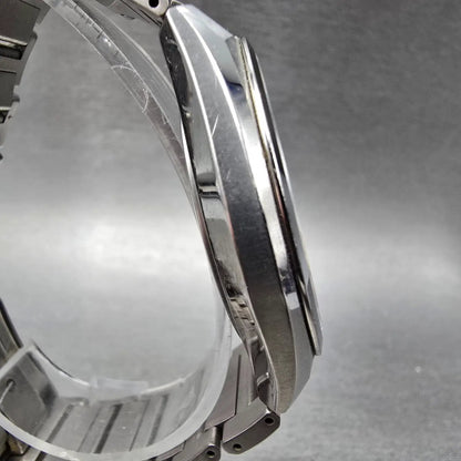 Citizen Attesa Eco-Drive Watch Men 42mm Black Dial Titanium Date Round PARTS4