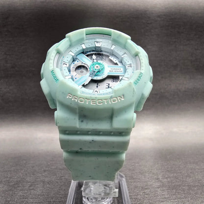 Casio Baby-G BA-110Pl Watch Women 43mm Blue Chrono Alarm Round New Battery5