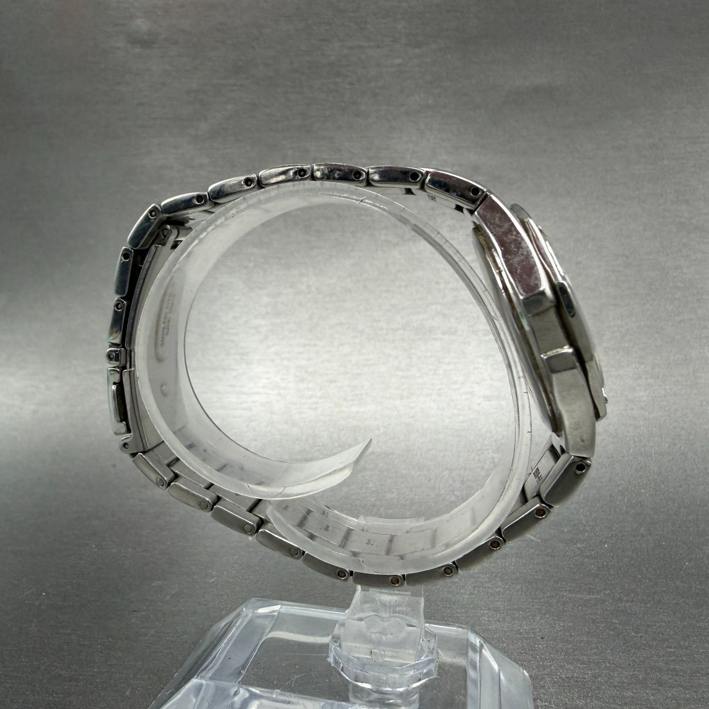 Seiko Coutura Watch Women 31mm MOP Dial Silver Tone Daydate 5Y85-0AJ0 NewBattery8