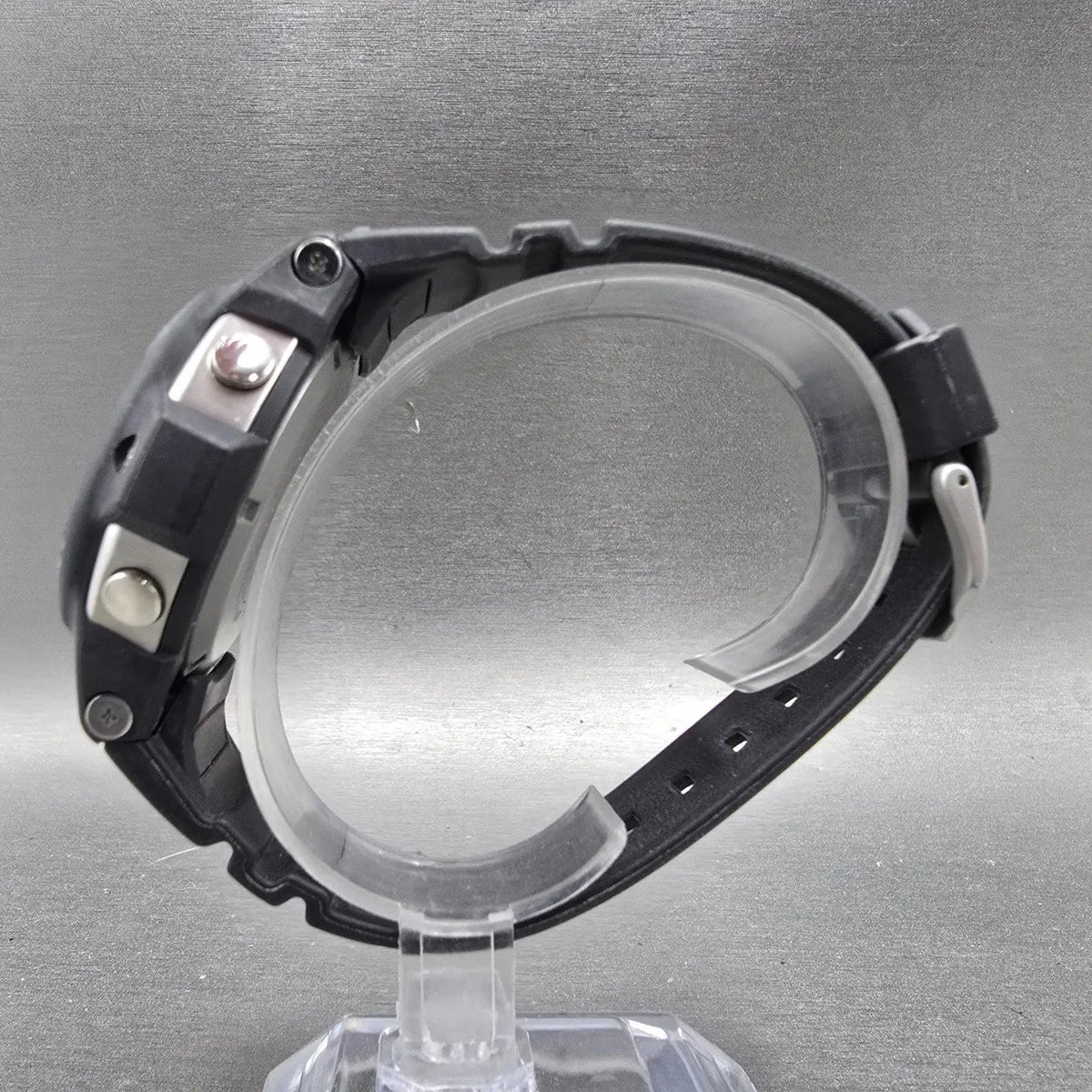 Casio G-Shock GS-1000 Watch Men 47mm Black Dial Black Silver Date Round Works JP6