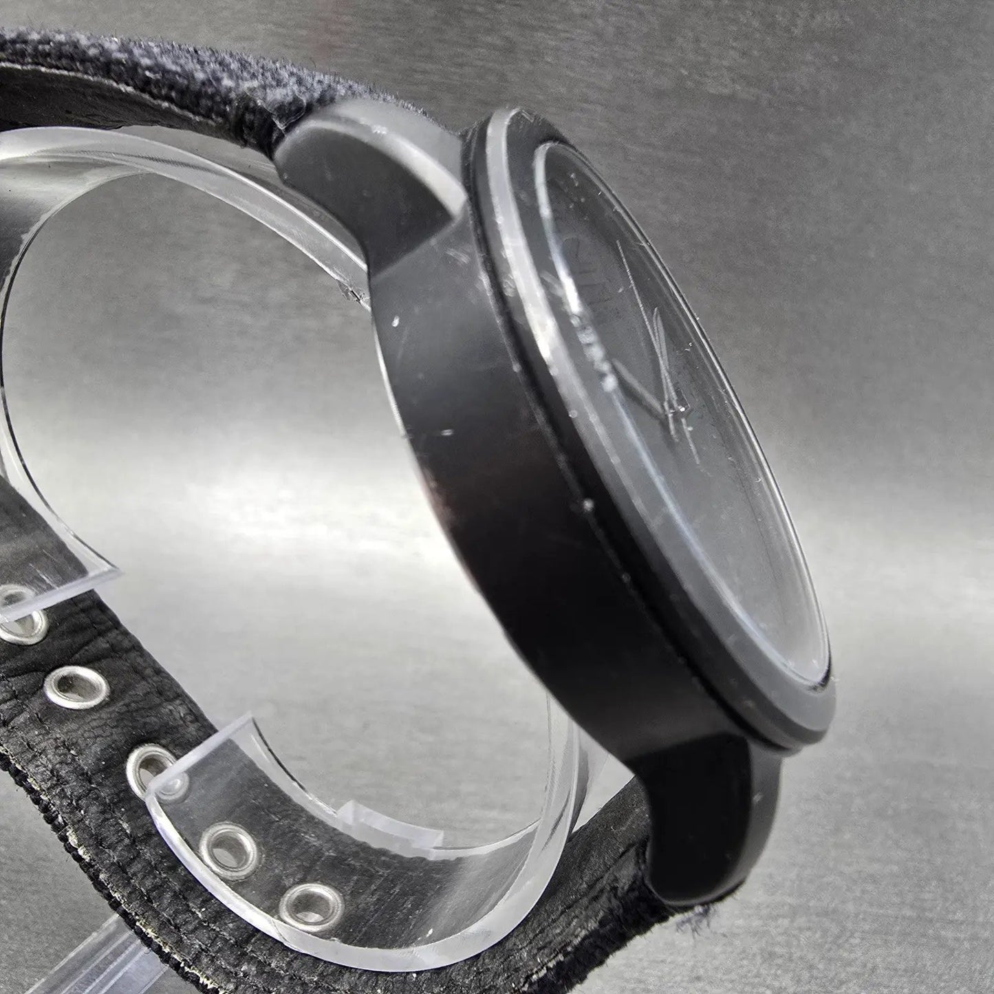 Citizen Eco-Drive Watch Men 42mm Black Dial Black Tone Daydate BM8476-23E Runs N3