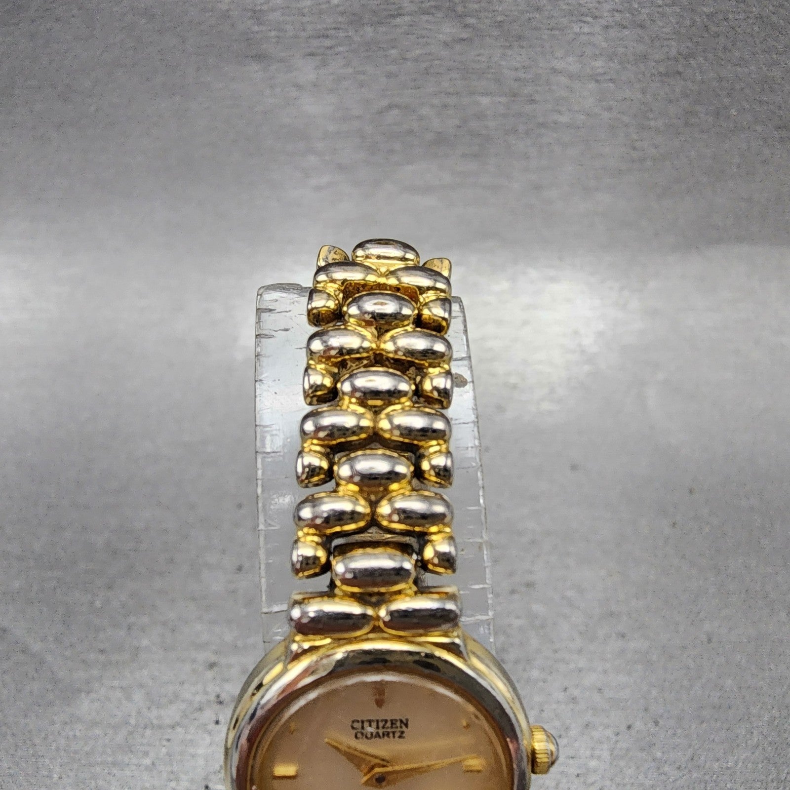 Citizen Watch Women 19mm Champagne Dial Gold Tone 5920S72676 New Battery4