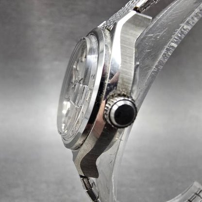 Seiko Automatic Watch Women 27mm Silver dial Silver Tone Date 2517-0460 Runs2