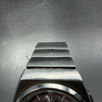 Zippo Chronograph Watch Men 39mm Silver Dial Silver Tone Date Round New Battery4