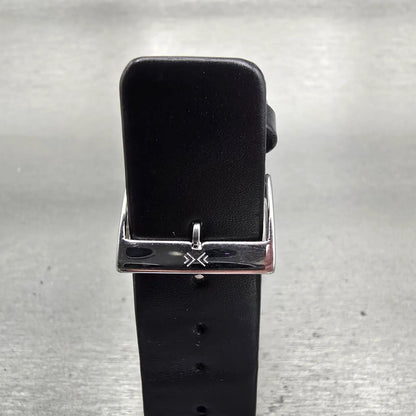 Skagen Denmark Watch Men 34mm Black Dial Silver Tone Round 433LSLB New Battery7