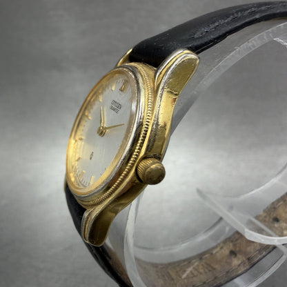 Citizen CQ Watch Women 23mm Silver Dial Gold Tone Round 3220-S32992 New Batt2