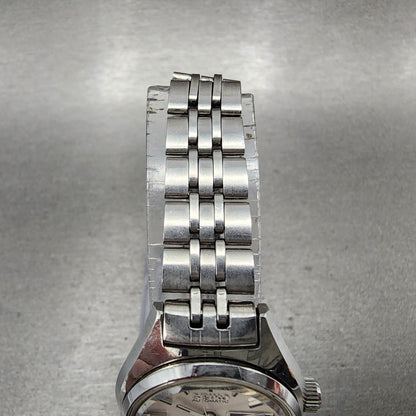 Seiko Automatic Watch Women 25mm White Sial Steel Daydate Round READ!!!! Runs4