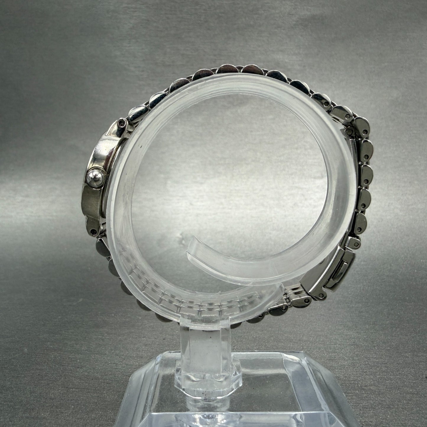 Seiko Pinky Girls Watch Women 20mm Black Dial Silver Tone Round 1N01-0NG0 Newbat6