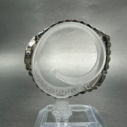 Seiko Pinky Girls Watch Women 20mm Black Dial Silver Tone Round 1N01-0NG0 Newbat6