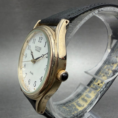 Seiko Alba Success Watch Men 30mm White Dial Gold Tone V701-6A50 New Battery2