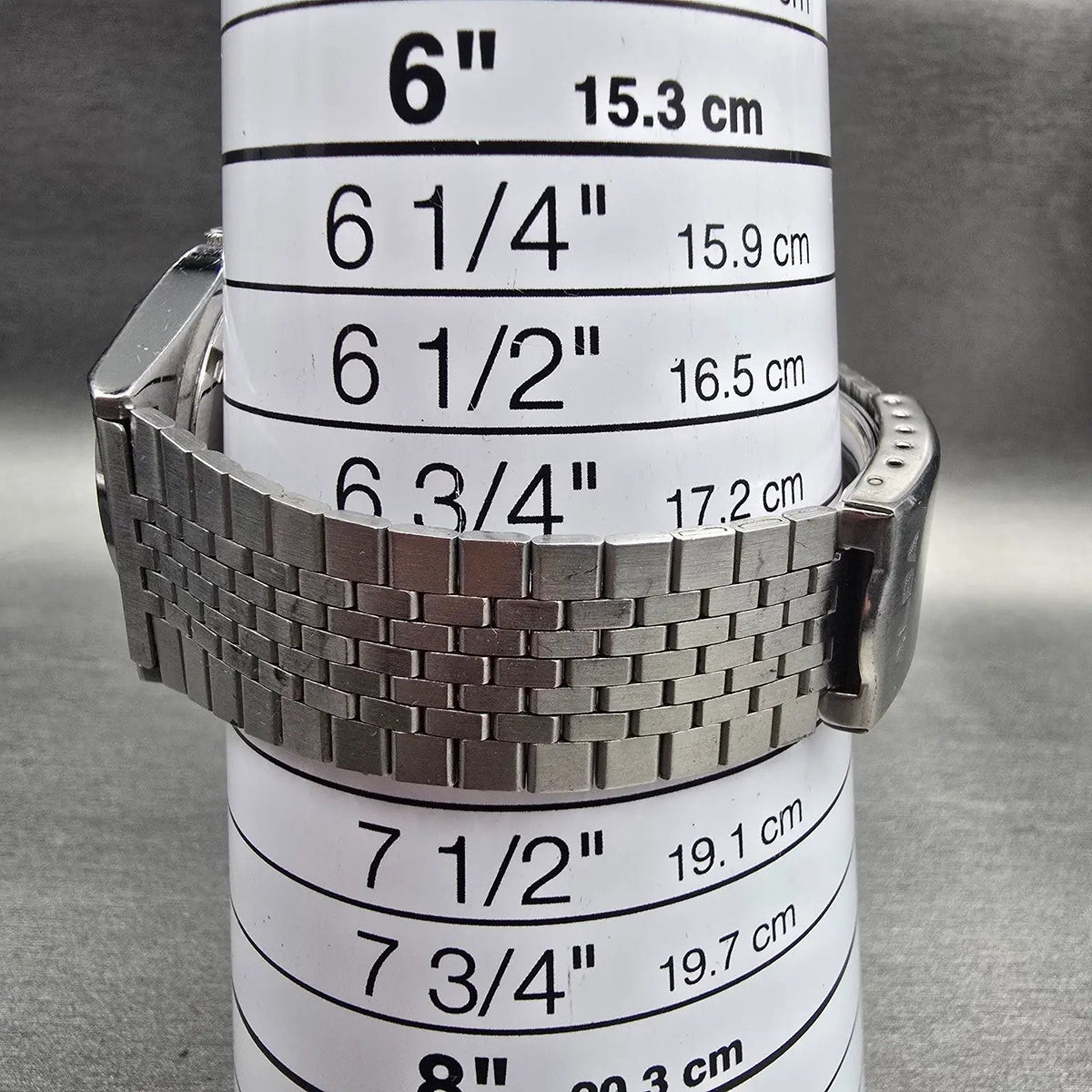 Seiko Alba Watch Men 34mm White Dial Silver Tone Daydate V743-8A10 New Battery H9
