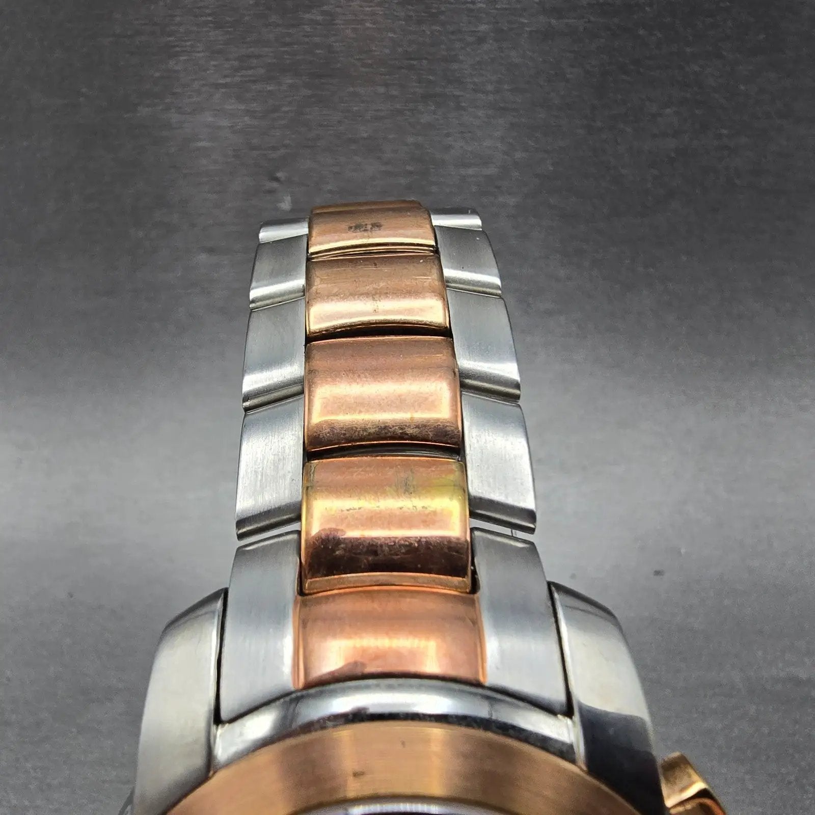 Invicta Watch Men 44mm Brown Dial Two Tone Daydate Round 4060 New Battery3