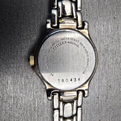 Citizen Watch Women 24mm Ivory Dial Two Tone Date Round 1010-K09931 New Battery10