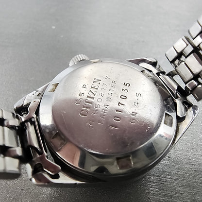 Citizen Cosmostar V2 Watch Women 25mm Silver Dial Steel Daydate Automatic PARTS10