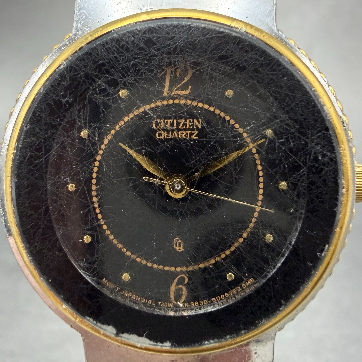 Citizen CQ Watch Women 31mm Black Dial Two Tone Round 3630-894014 New Battery1