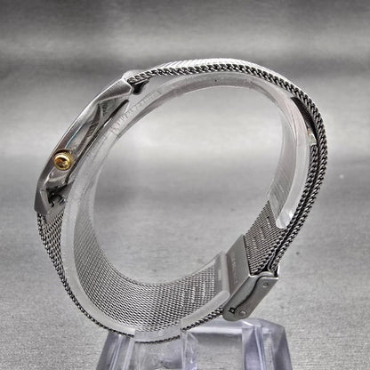 Skagen Watch Women 28mm Silver Dial Silver Tone Round 233SGSC New Batt G6