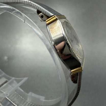 Seiko Watch Women 16mm Silver Dial Two Tone Round 2C20-0259 New Battery Vintage3