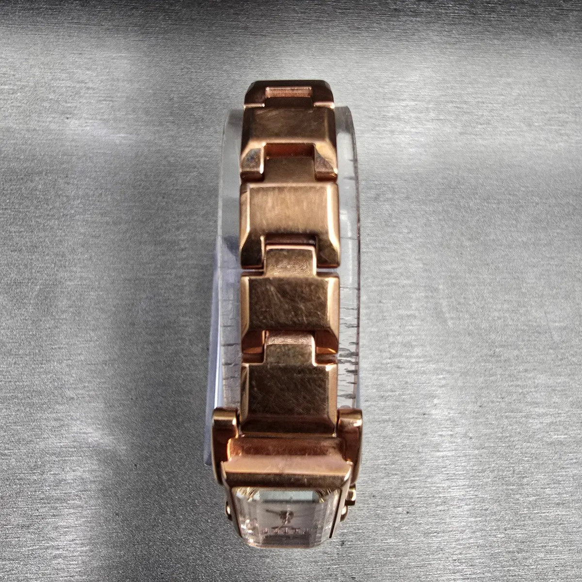 Seiko Wired Watch Women 17mm MOP Dial Rose Gold Rectangle 1N01-0JZ0 New Battery4
