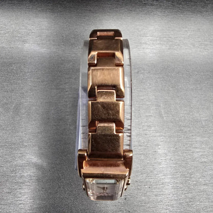 Seiko Wired Watch Women 17mm MOP Dial Rose Gold Rectangle 1N01-0JZ0 New Battery4