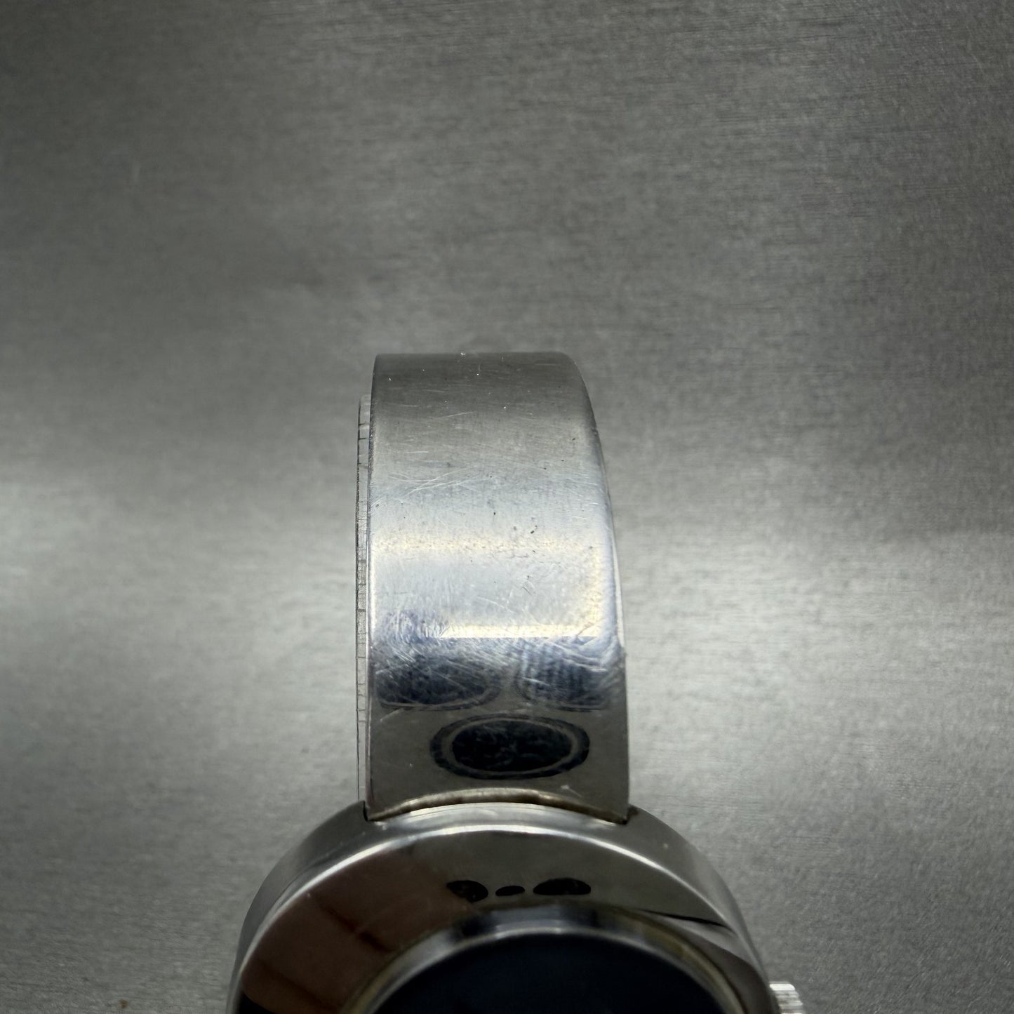 Seiko Watch Women 30mm Blue Dial Silver Tone Round Manual 111020 PARTS5