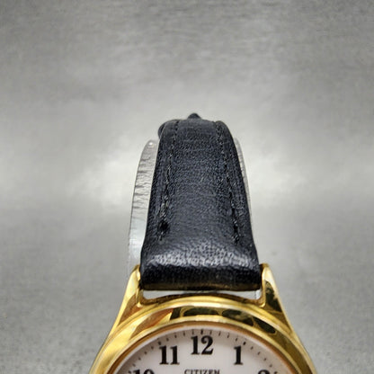 Citizen Forma Watch Women 24mm White Dial Gold Tone Round 5430F40063 New Batt4
