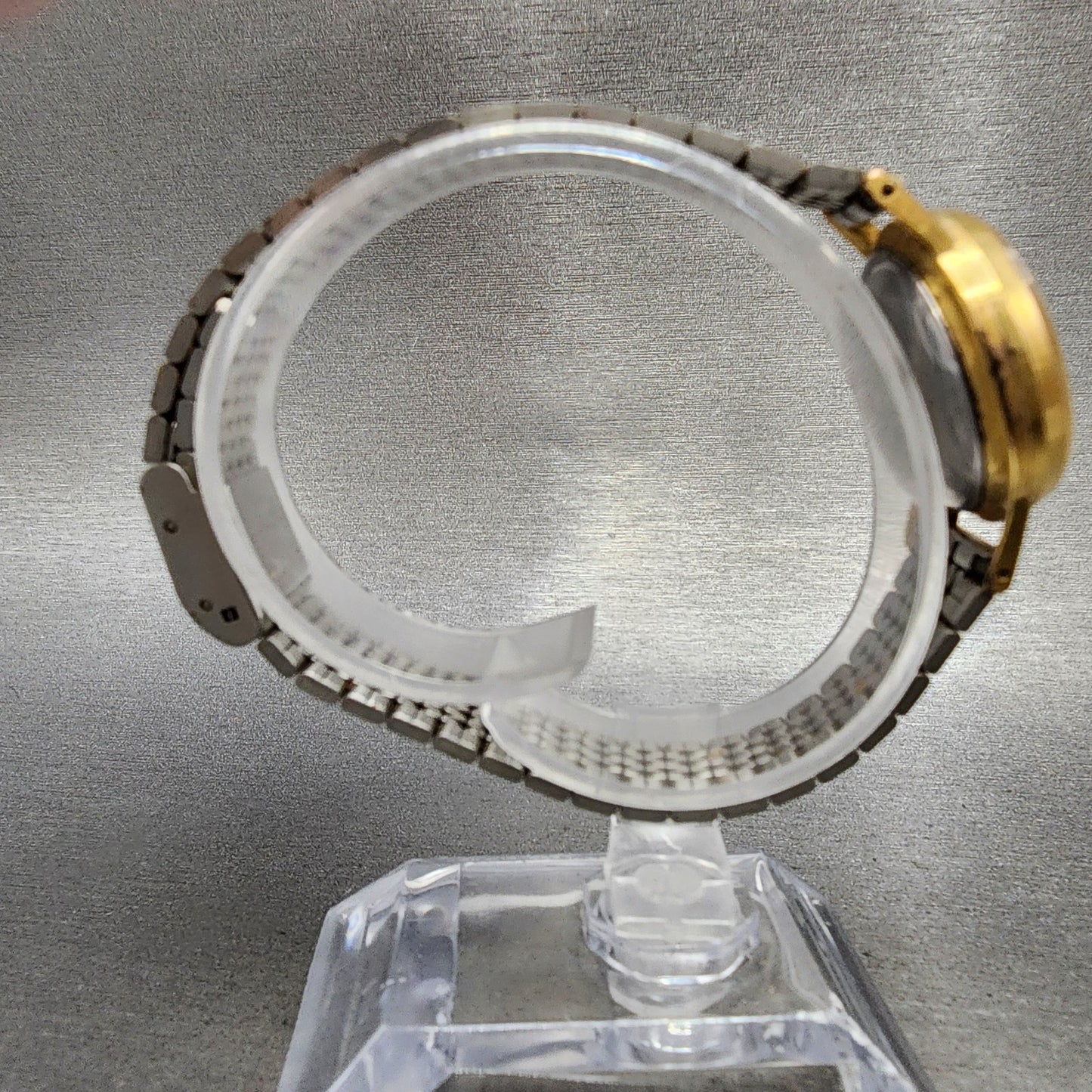 Seiko Chourus Watch Women 25mm Silver Dial Gold Tone Manual Wind Runs Vintage8