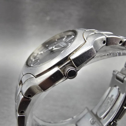 Citizen Eco-Drive Watch Women 25mm Gray Dial Silver Tone Date E011-S049601 RunsS3