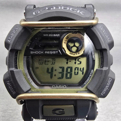 Casio G-Shock GD400 Watch Men 48mm Green Black Alarm Chronograph New Battery H1