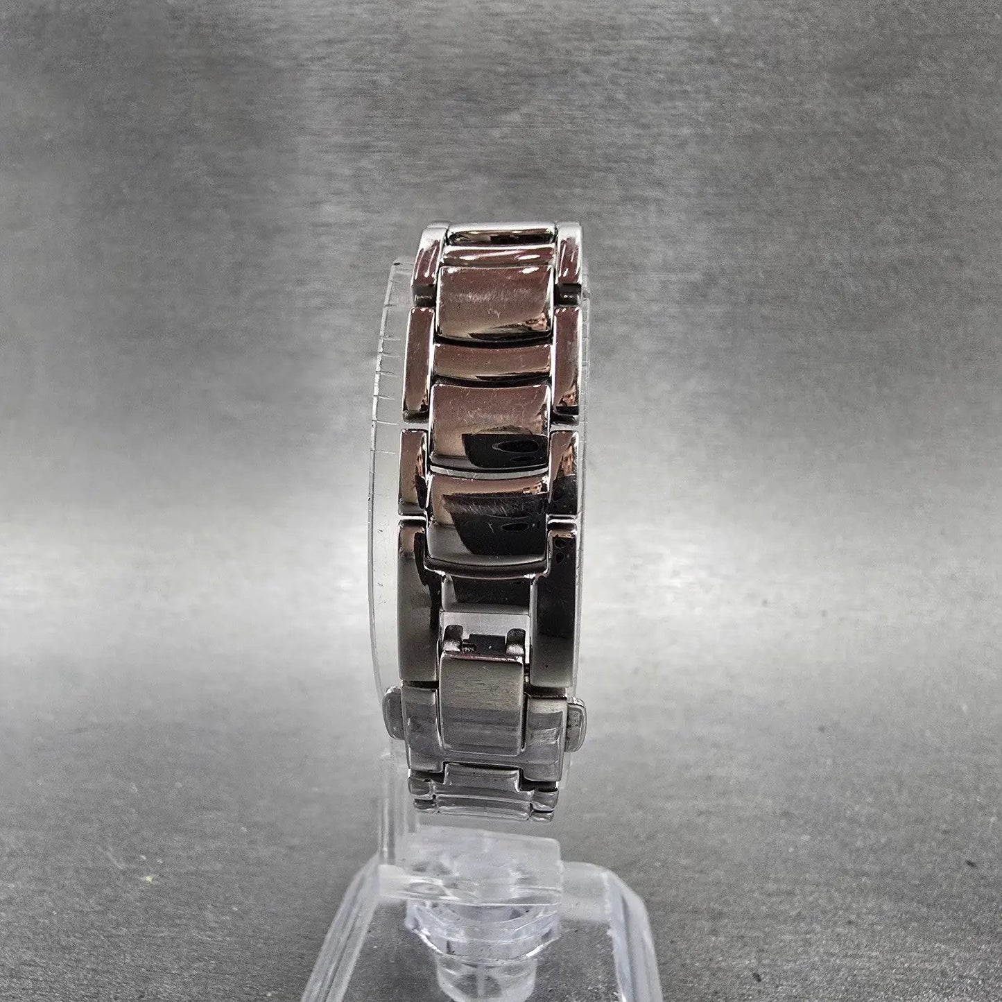 Citizen Tank Watch Women 15mm MOP Dial Two Tone Rectangle G620-S074866 Runs7