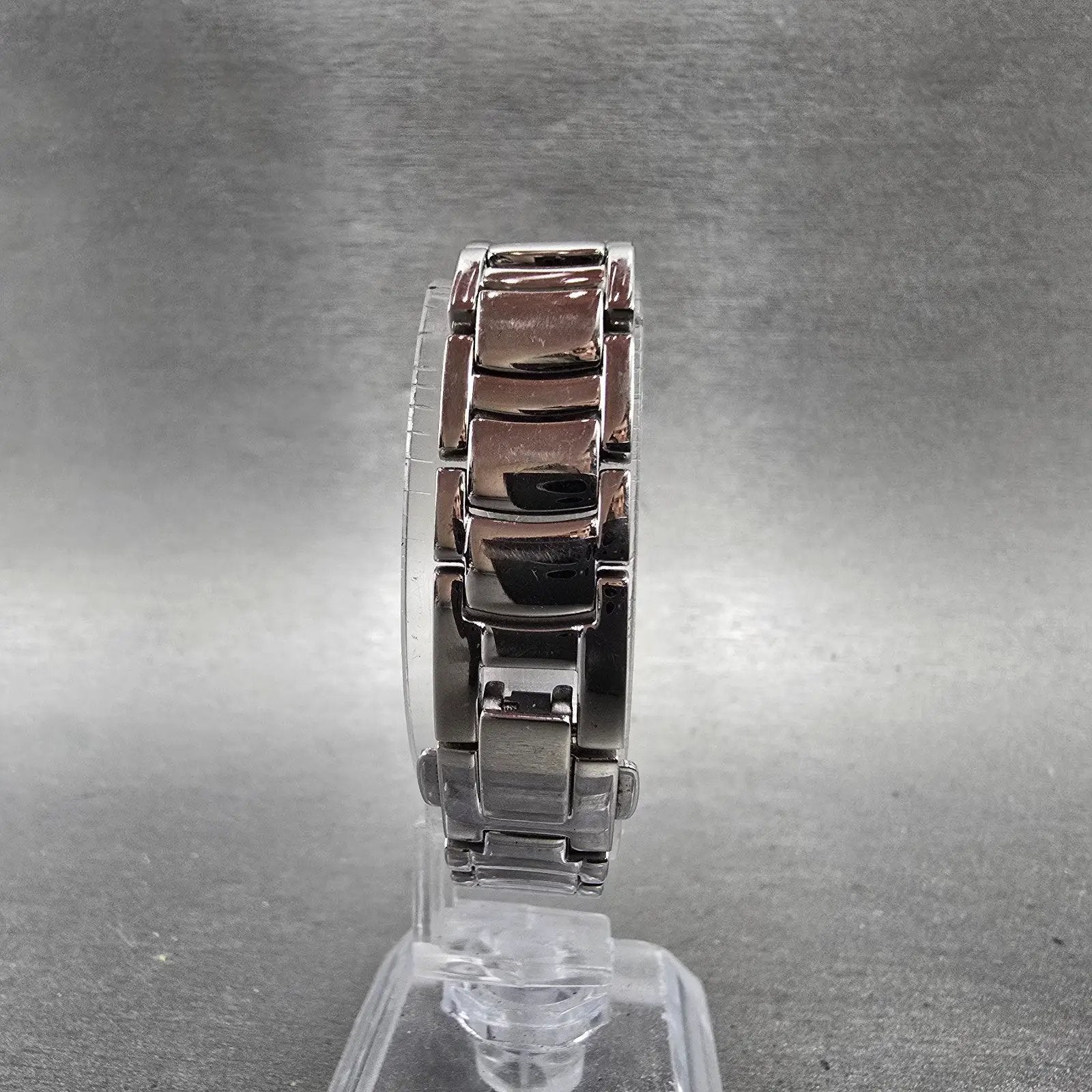Citizen Tank Watch Women 15mm MOP Dial Two Tone Rectangle G620-S074866 Runs7