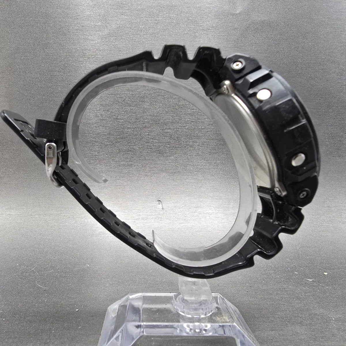 Casio G-Shock DW-6600 Watch Men 50mm Black Red Chronograph Alarm New Batt VTG8