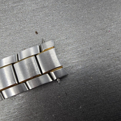Movado Museum Bracelet 18mm Two Tone Stainless Steel Butterfly Clasp 85-G1-8857