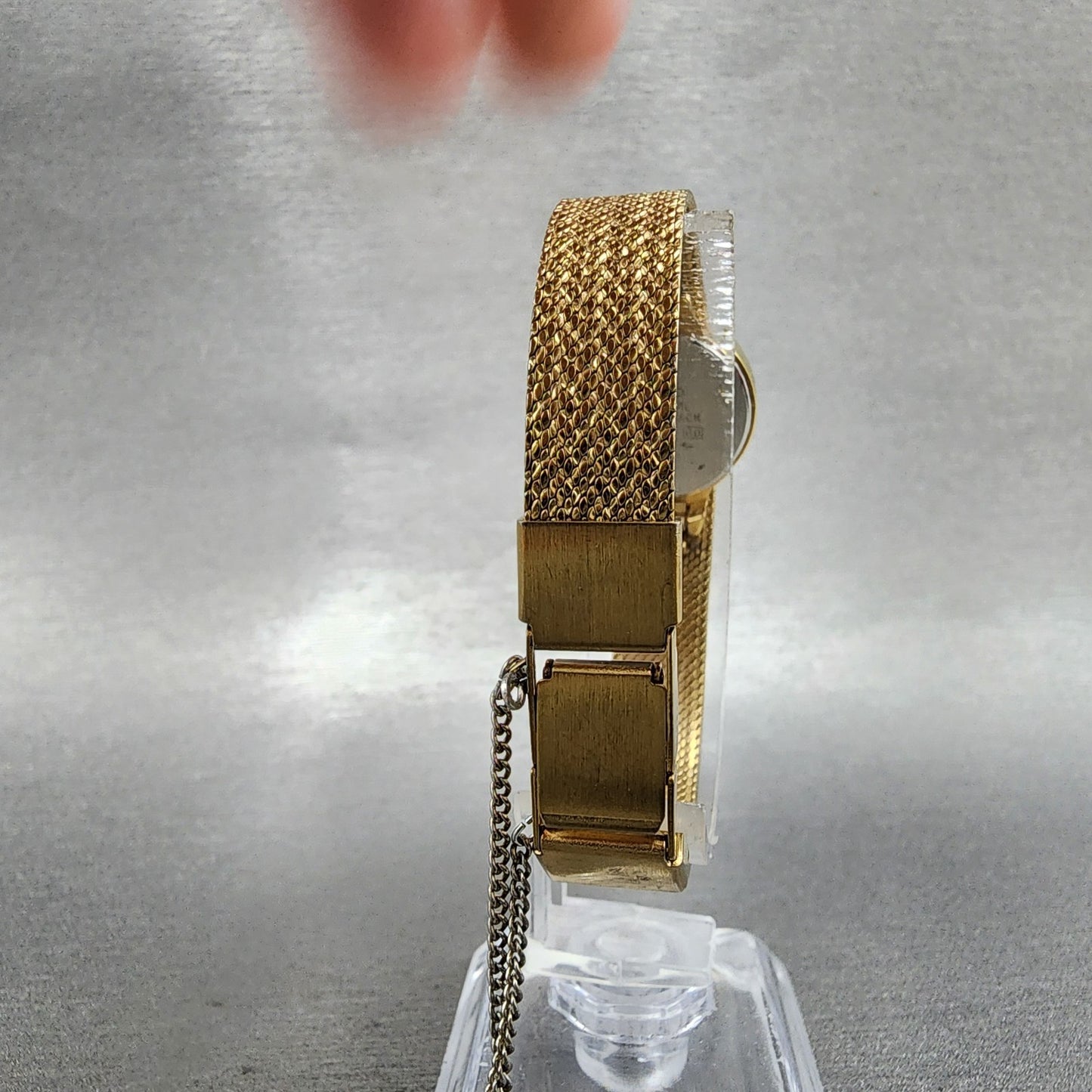 Seiko Watch Women 20mm Champagne Dial Gold Tone Round 2y000330 New Battery7
