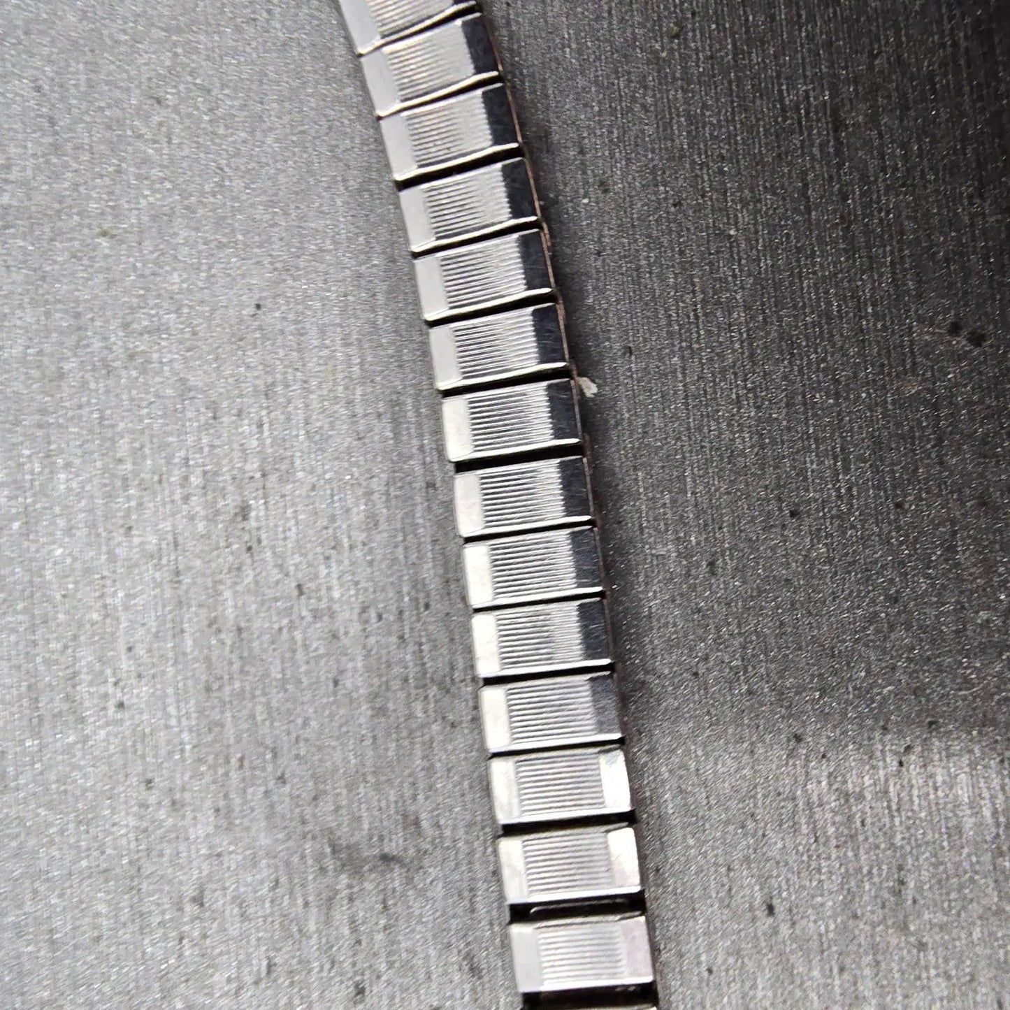 Navajo Sterling Silver Watch Band Tips 9mm Mother Of Pearl Leaf Design Vintage4